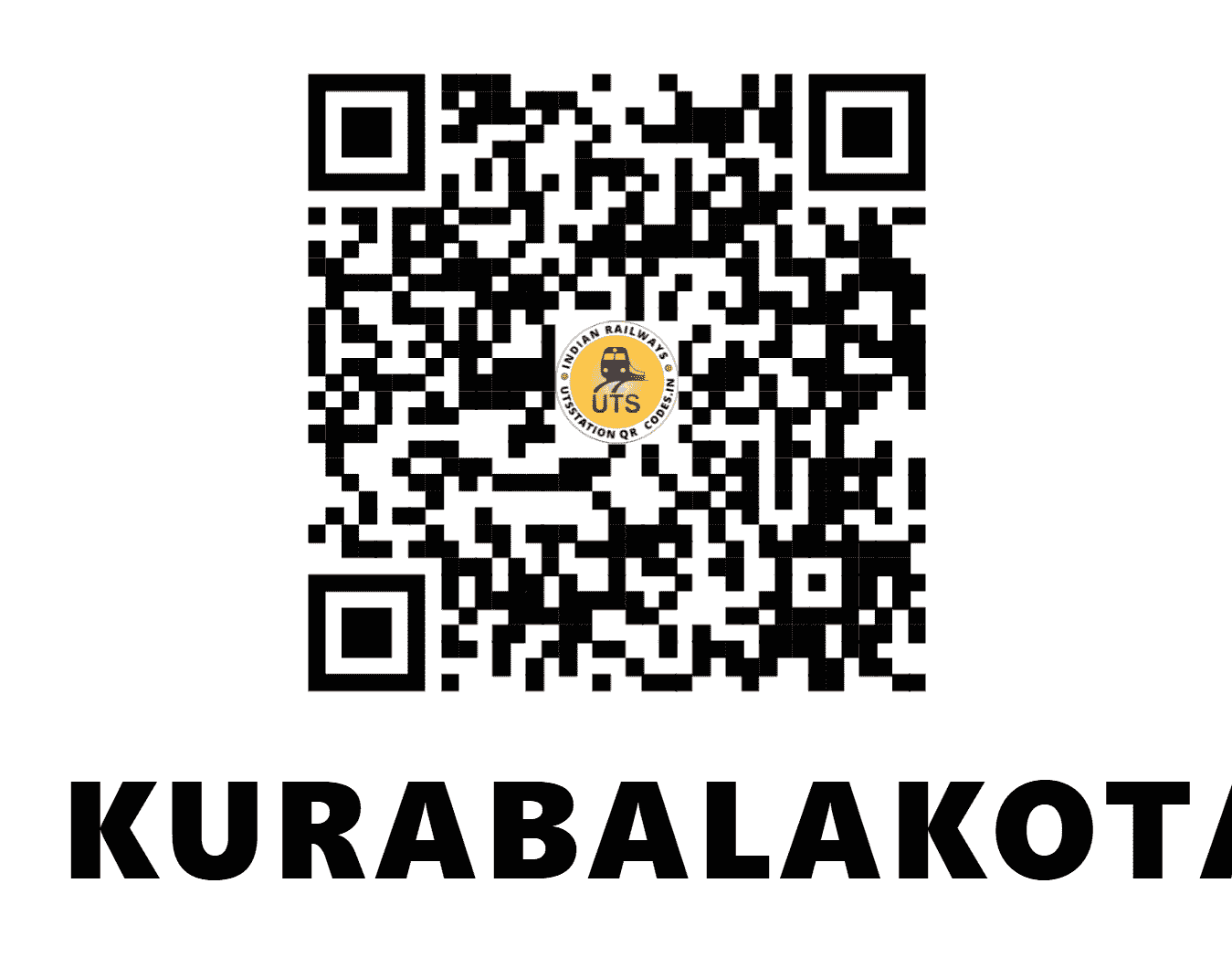 UTS QR Code for KURABALAKOTA - KBA - SC (ANDHRA PRADESH)